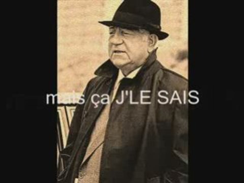 JEAN GABIN - Maintenant je sais