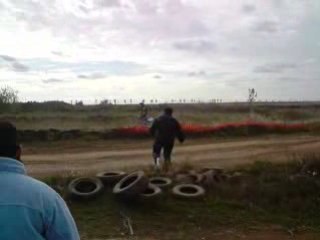 Moto cross avec tous le monde