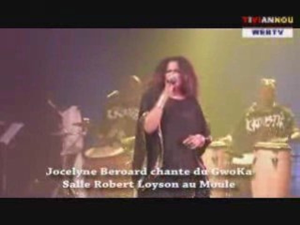 JOCELYNE BEROARD CHANTE DU GWOKA