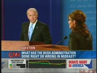 Sarah Palin vs Joe Biden-  Debate 2008 - Part 8