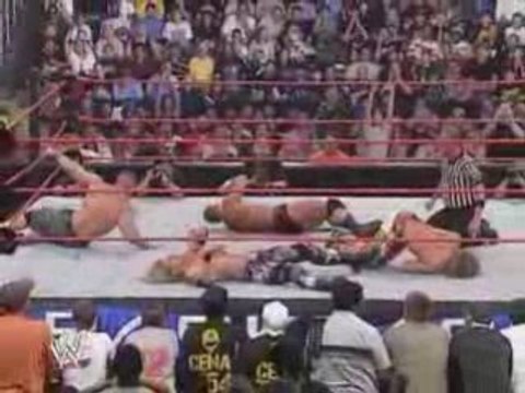 Cena vs Shawn Michaels vs Orton vs Edge Backlash 2007 part 2