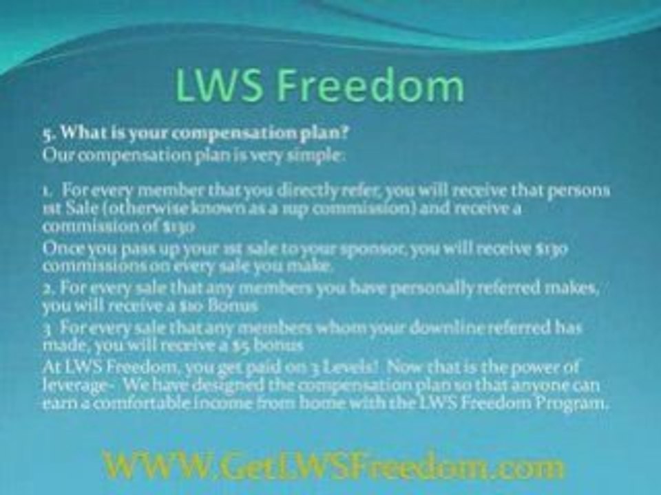 {LWSFreedom}Glenn Fraley 4 LWS Freedom-www.getlwsfreedom.com