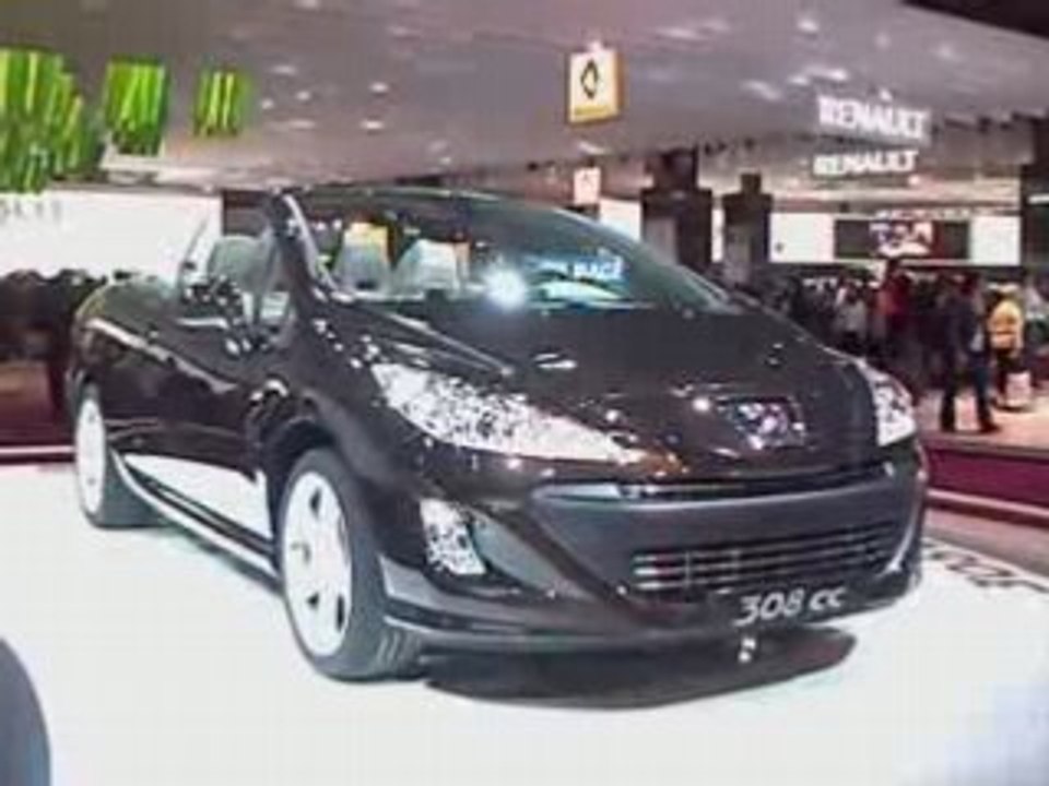 Peugeot 308 CC - Mondial de l'automobile de Paris 2008