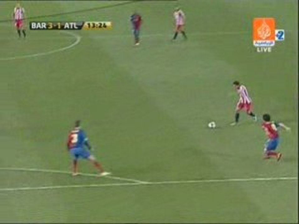 magnifique but de maxi rodriguez vs barca