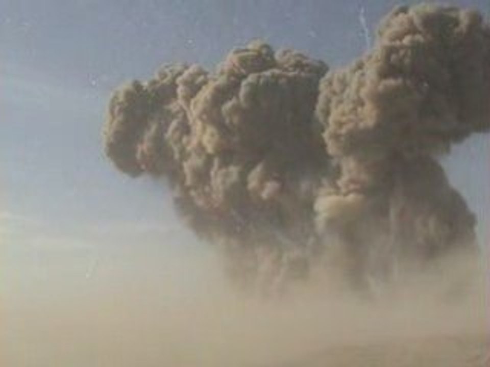 Explosion de 100 tonnes d'explosif et dynamites