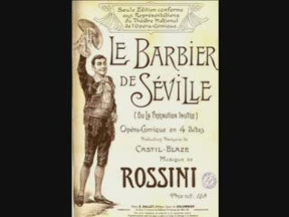G.Rossini - Le barbier de Séville