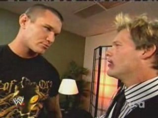 WWE RAW 06/10 Randy Orton and Chris Jericho Backstage