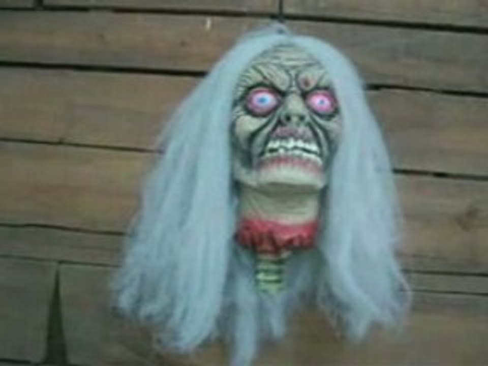 Dead Fred Talking Head Halloween Animatronics