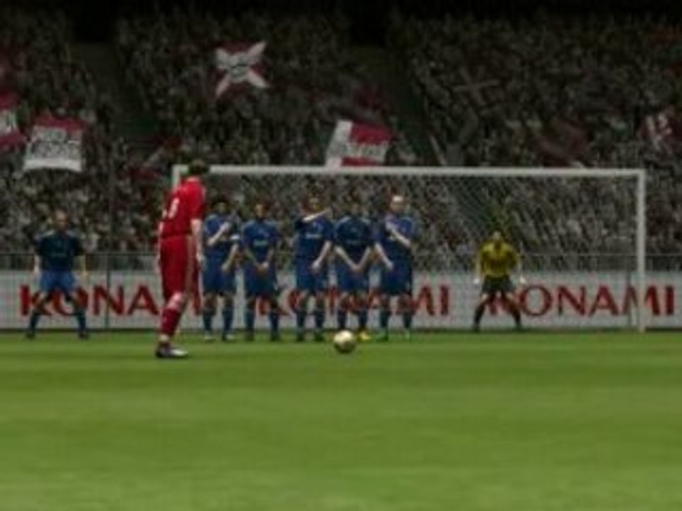 Coup franc Gerrard PES 2009