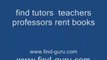 find best rated tutors teachers and professors and rent book