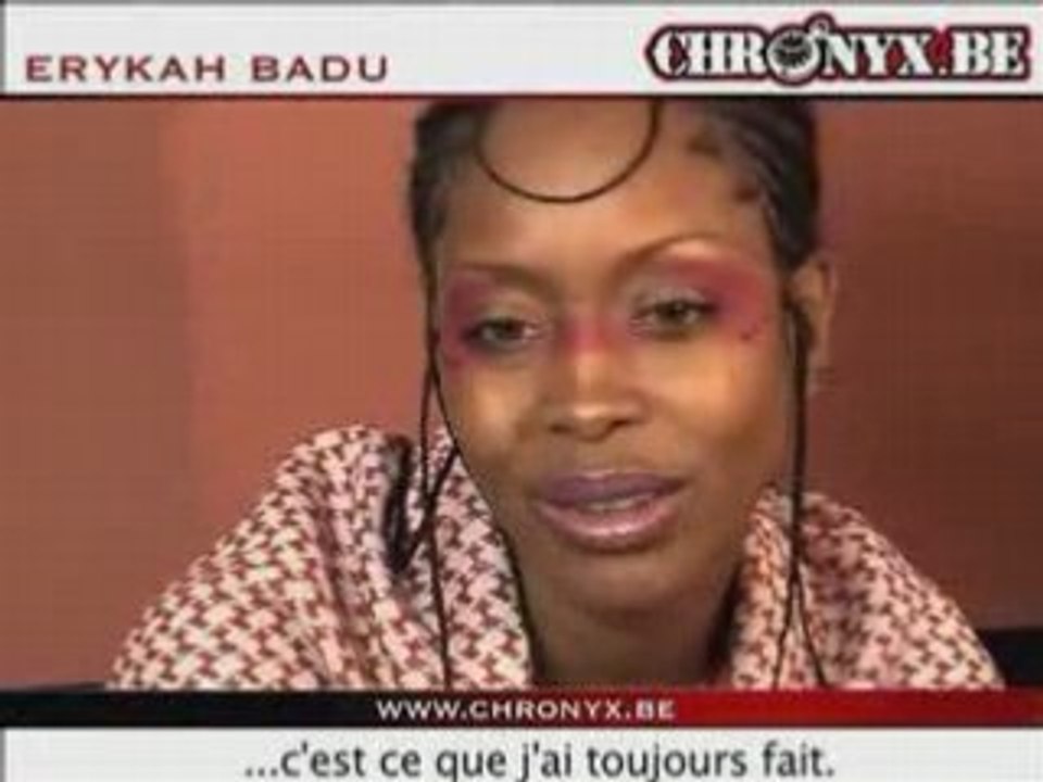 INTERVIEW ERYKAH BADU sur www.CHRONYX.be