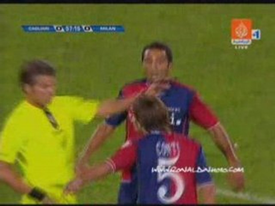 milan ac caligari petit pont roulette ronaldinho