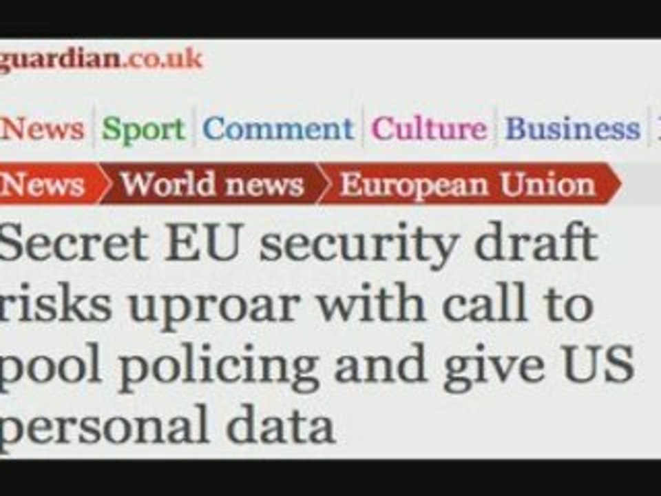 US-EU Big Brother cooperation