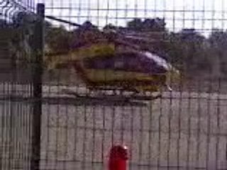 Dragon, helicoptere pompiers qui decolle !