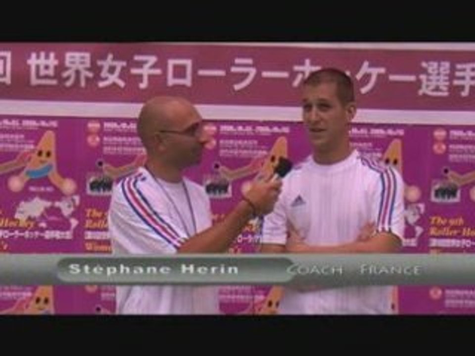RINK HOCKEY - Mondial Féminin 08 : ITW Stéphane Hérin - Fr/Port