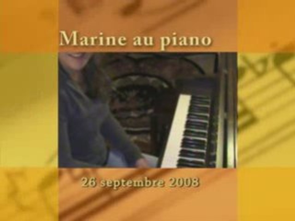 Marine au piano