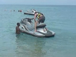 Jetski en vacances