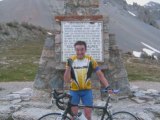 Ascension du col de l'Izoard à vélo en juin 2008.