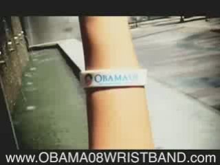 Debates? Barack Obama 08 Wristband!