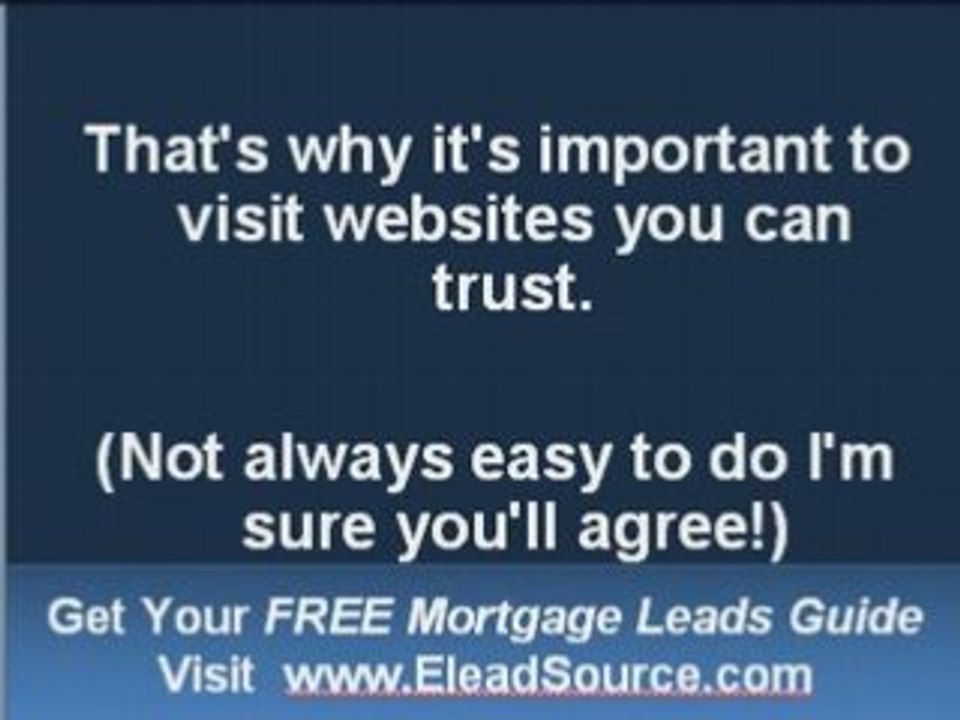 Mortgage Broker Leads