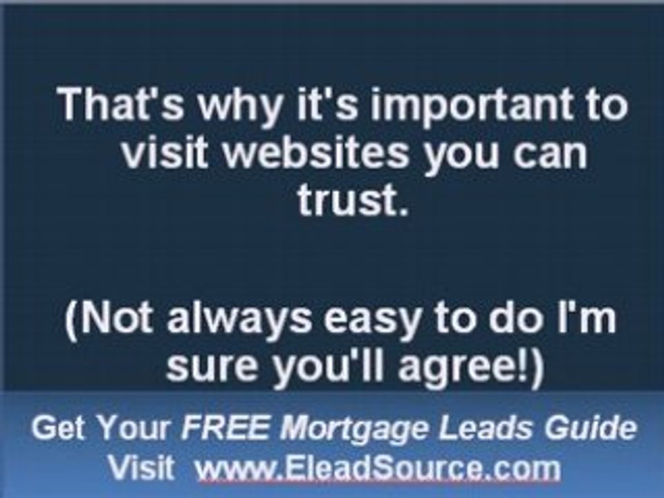 Mortgage Broker Leads