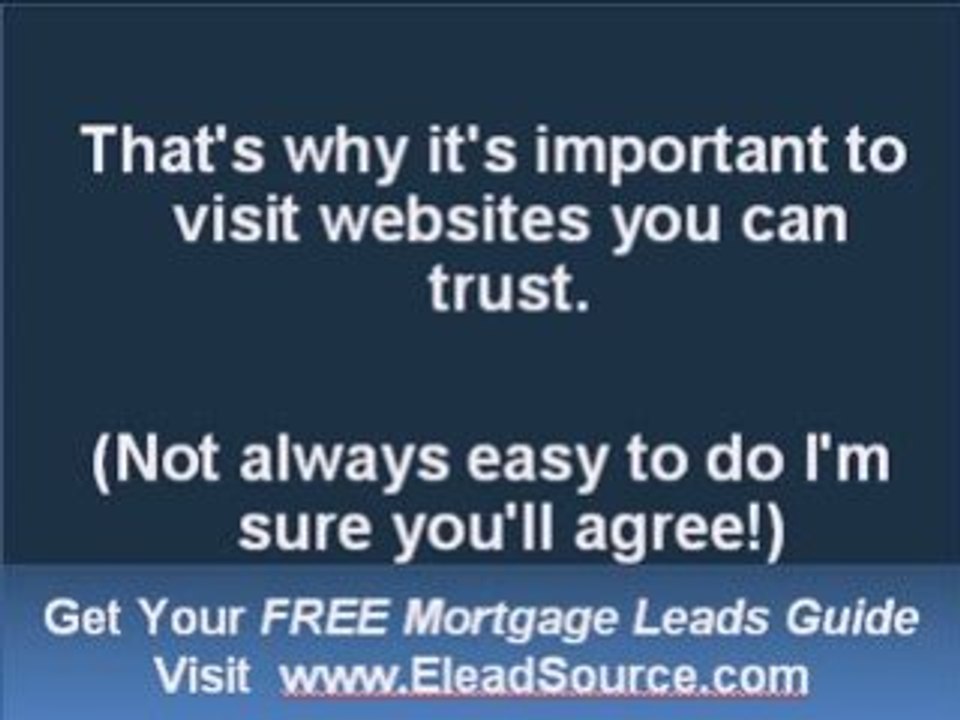Mortgage Broker Leads