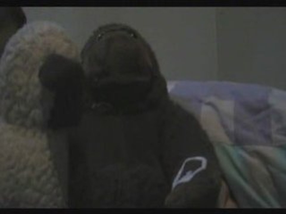 Singe en peluche célibataire