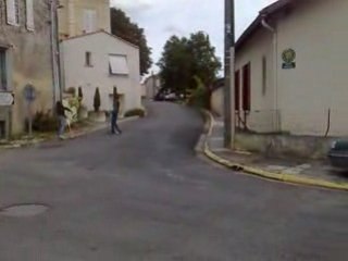 Course de trotinette