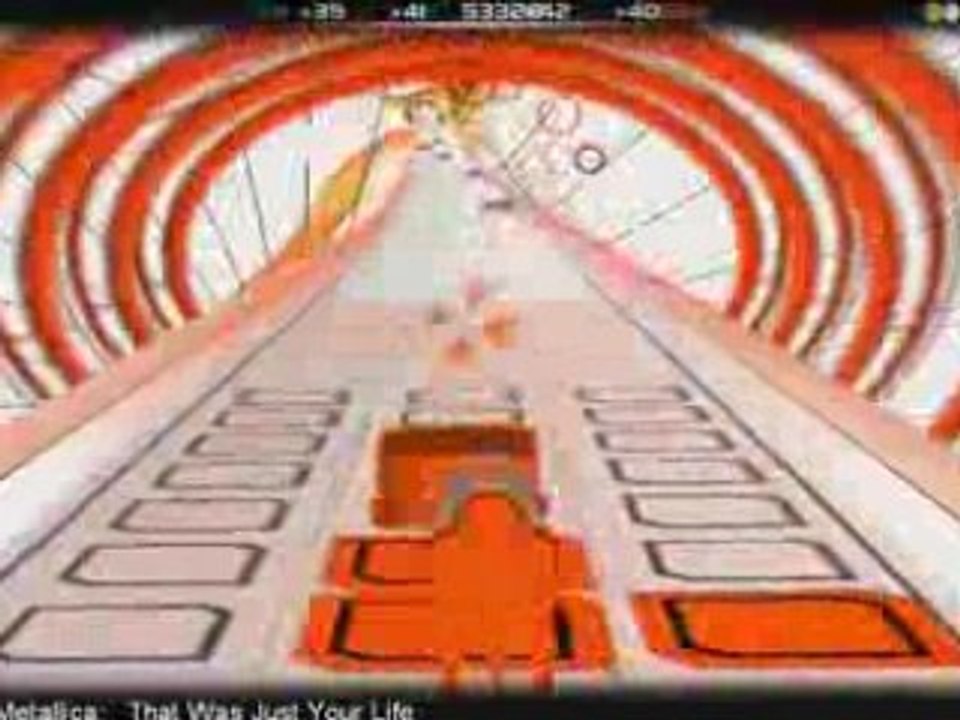 Metallica - That was Just your life Audiosurf