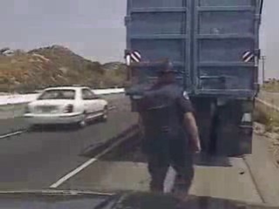 Un policier chanceux