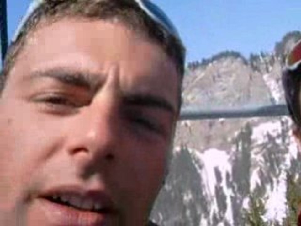 Regis et cedric sur le telesiege