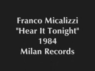 Franco Micalizzi - Hear It Tonight