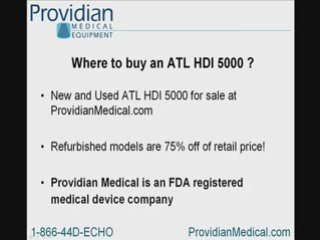 ATL HDI 5000 Ultrasound Machine Equipment