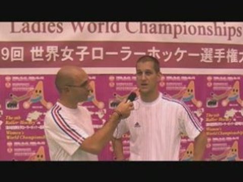 RINK HOCKEY - CHAMPIONAT DU MONDE FEMININ 2008 : Interview Stéphane Hérin - Fr/Ar