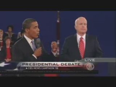 2nd Presidential Debate 10-7 McCain Vs Obama Part 16
