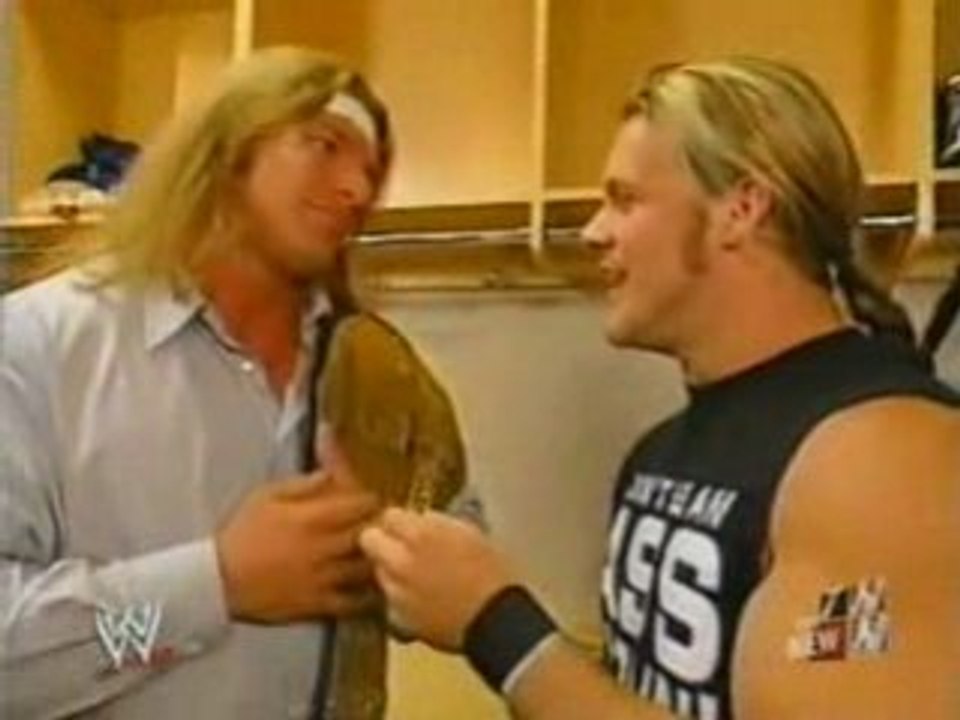 Triple H & Chris Jericho - Backstage