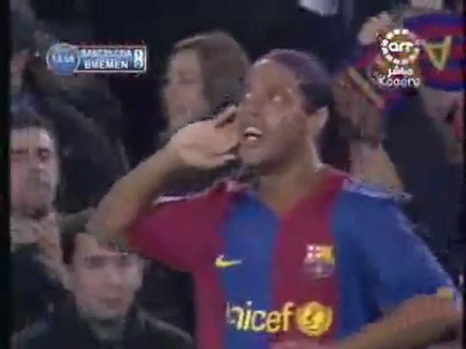 Ronaldinho Goal vs (Werder Bremen)