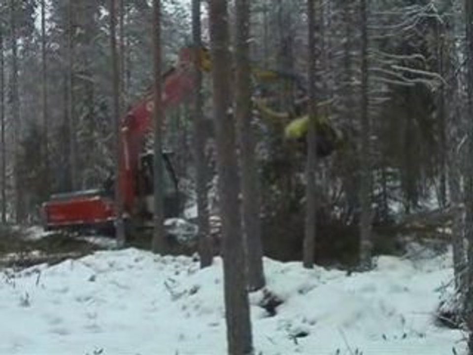 AFM on excavator harvesters in clearcuttings