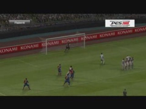 coup franc henry barca PES 2009 demo