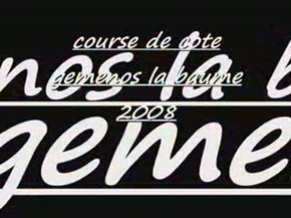 Course de cote gemenos 2008
