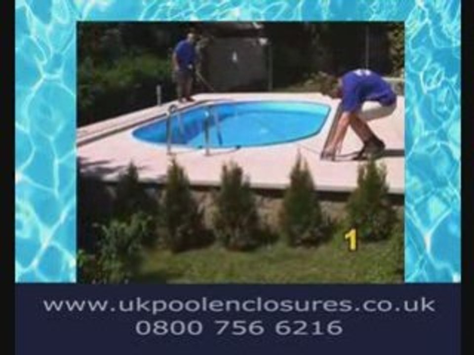 Pool enclosure, installation