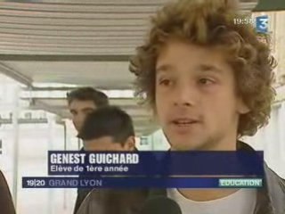 Etudiant de l'IUT GEA de Lyon sur France 3