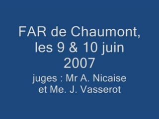 FAR de Chaumont les 9 & 10 juin 2007