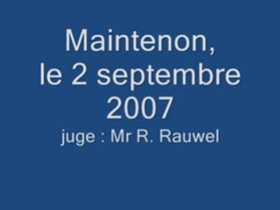 Maintenon le 2 septembre 2007