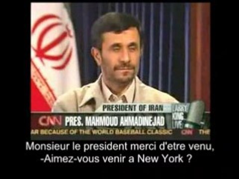 Ahmadinejad interviewe par Larry King