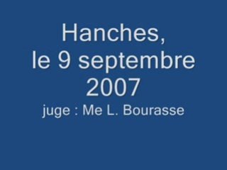 hanches, le 9 septembre 2007