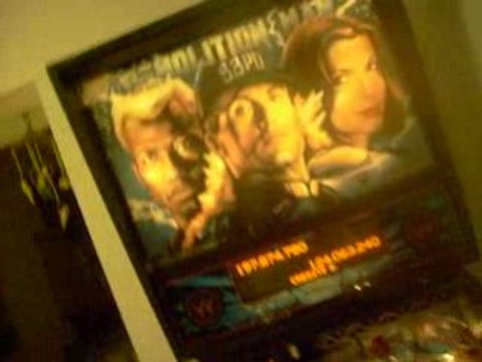 Flipper demolition man pinball presentation