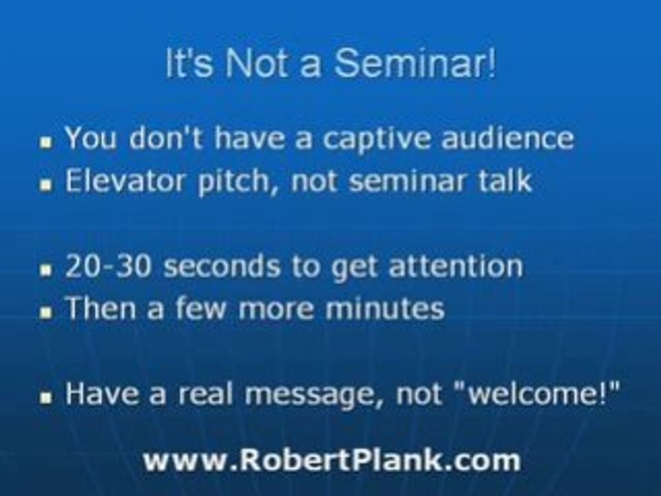 Respect Your Audience's Attention Span