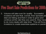 Five Short Sale Techniques for 2008
