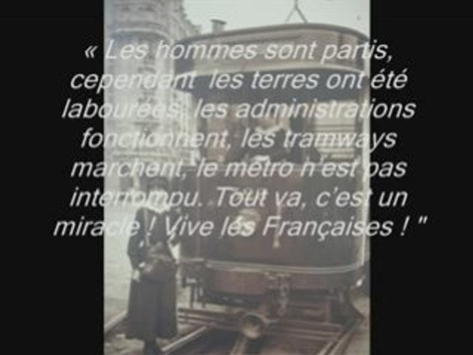[JD] Les femmes et La guerre 14-18